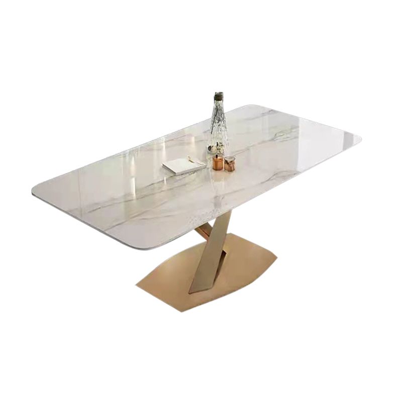 Minimalist 1/2/6/7 Pieces Furniture Stone Rectangle Dining Chairs Set for Home