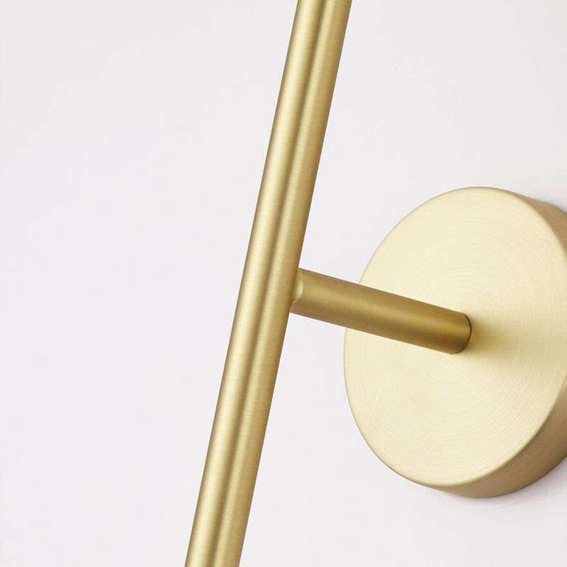 Metall Geometrische Wandbeleuchtung Merkmale moderner Stil 2 Leuchten Wandmontierte Leuchte in Gold