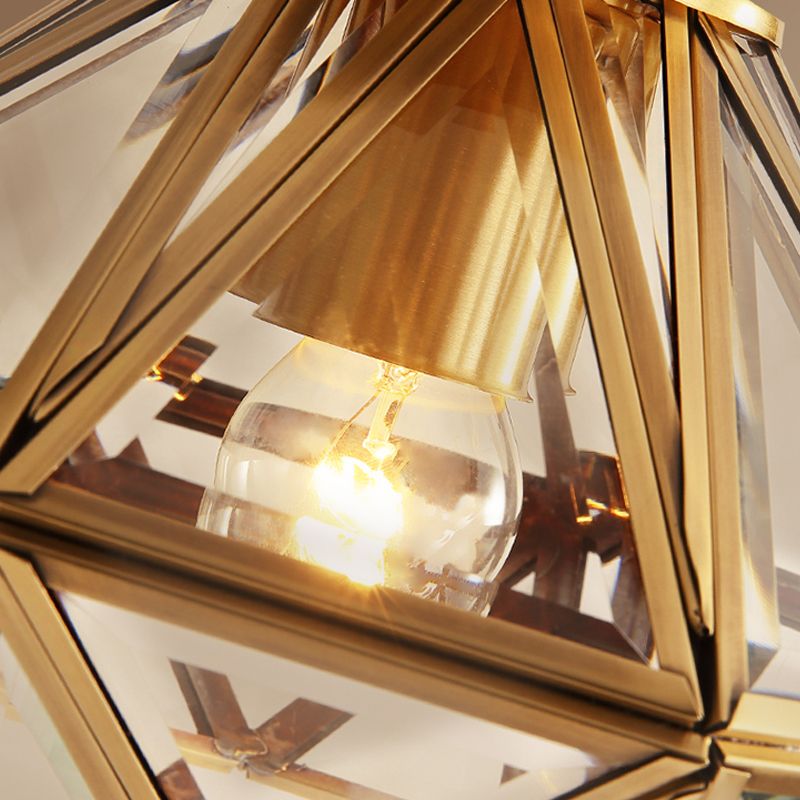 Diamond Clear/testurite in vetro bianco semifulò lampadario tradizionale 1 capofoglio a supporto per soggiorno per soggiorno