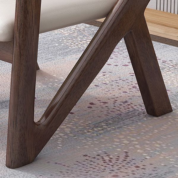 Open Back Arm Chairs Solid Wood Dining Chairs for Dining Room