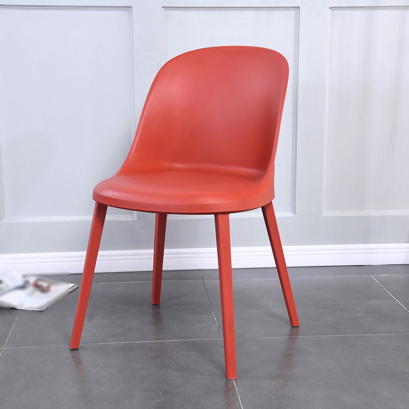 Modern Simple Side Chair Plastic Frame Dining Chair for Dining Room