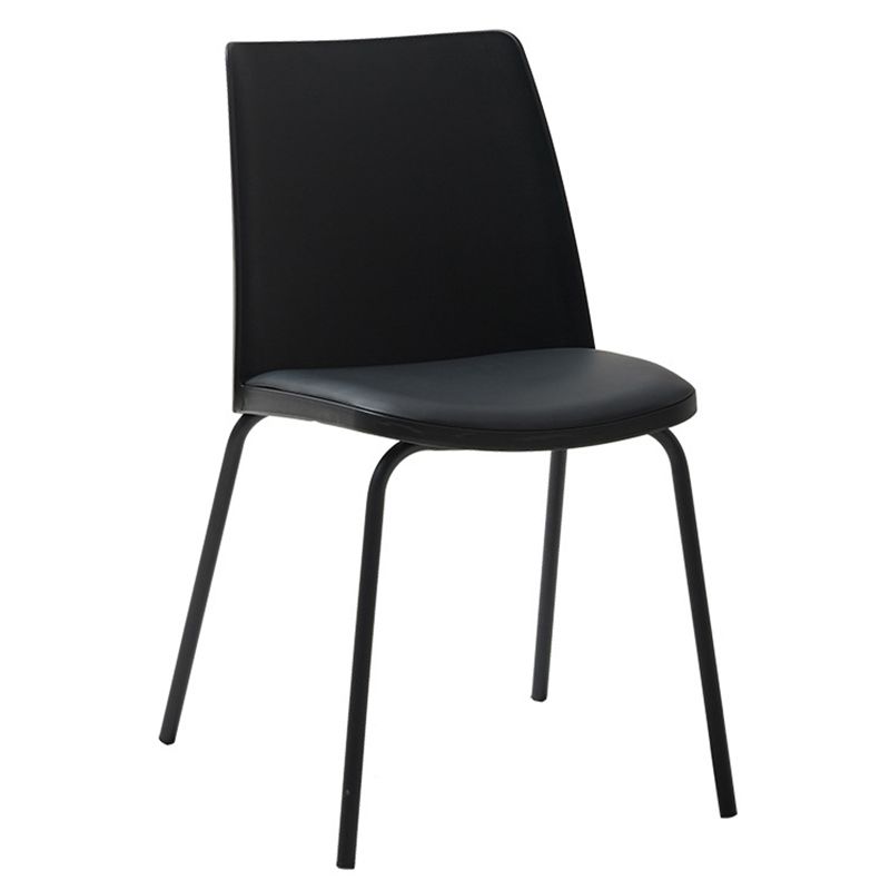 Contemporary Kitchen Dining Side Chair Home Metal Legs Chair