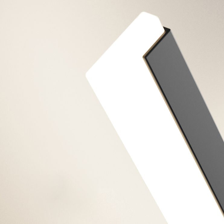 2-Lights Linear Wall Sconce Nordic Minimalist Style Aluminum Sconce Wall Light