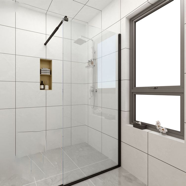 Frameless Transparent Fixed Glass Panel Scratch Resistant Fixed Glass Panel
