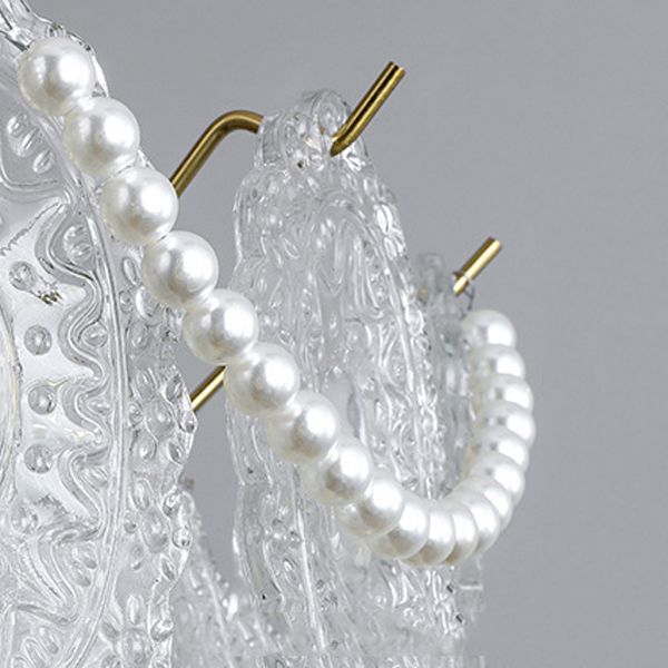 Contemporary Glass Ceiling Lamp Creative Flush Mount Light Fixture