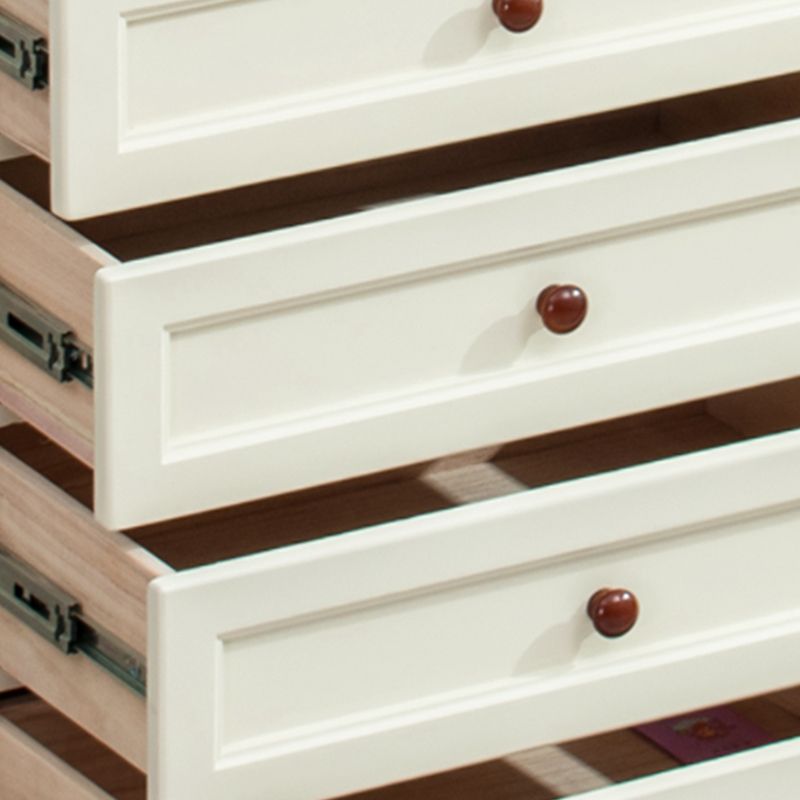Modern Solid Wood Accent Chest with Drawers 13.77" Wide Chest