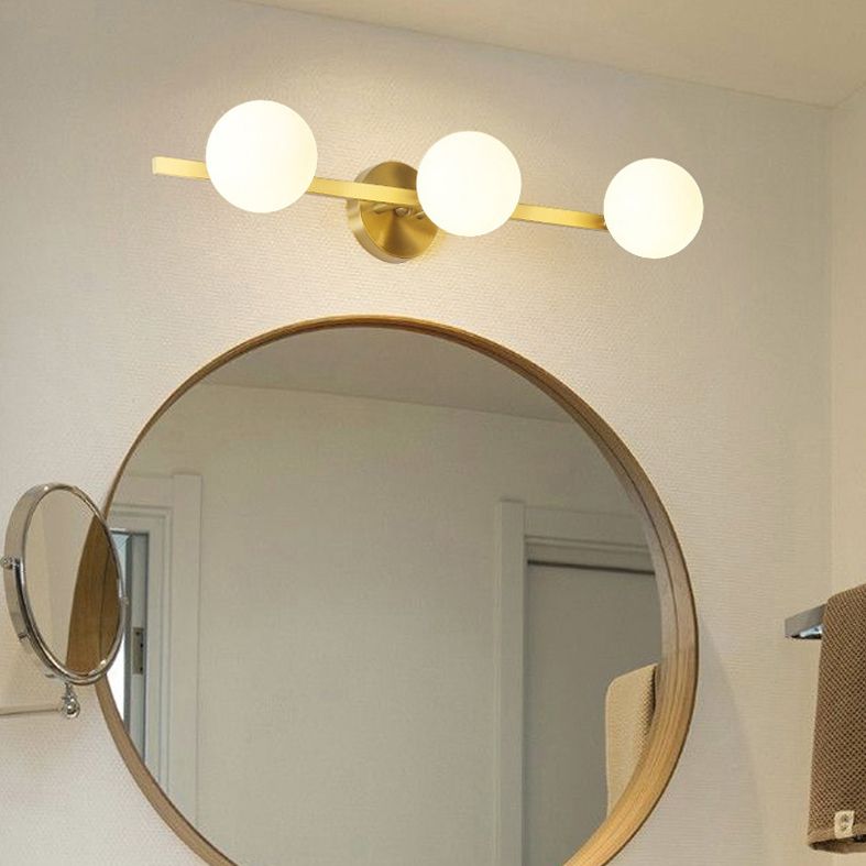 Illuminazione montata a parete in metallo per il bagno