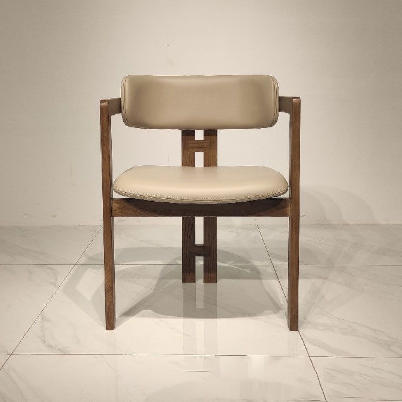 Dining Room Arm Dining Chair Modern Home Solid Wood Dining Chair