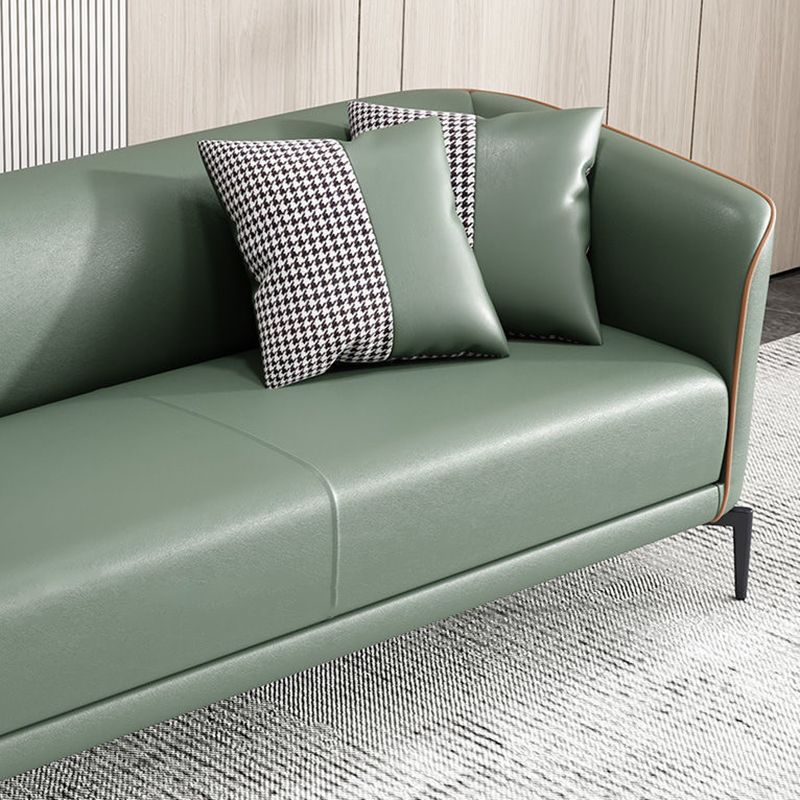 25.98" Wide Tuxedo Arm Sofa Stain Resistant Standard Sofa with 2 Pillow