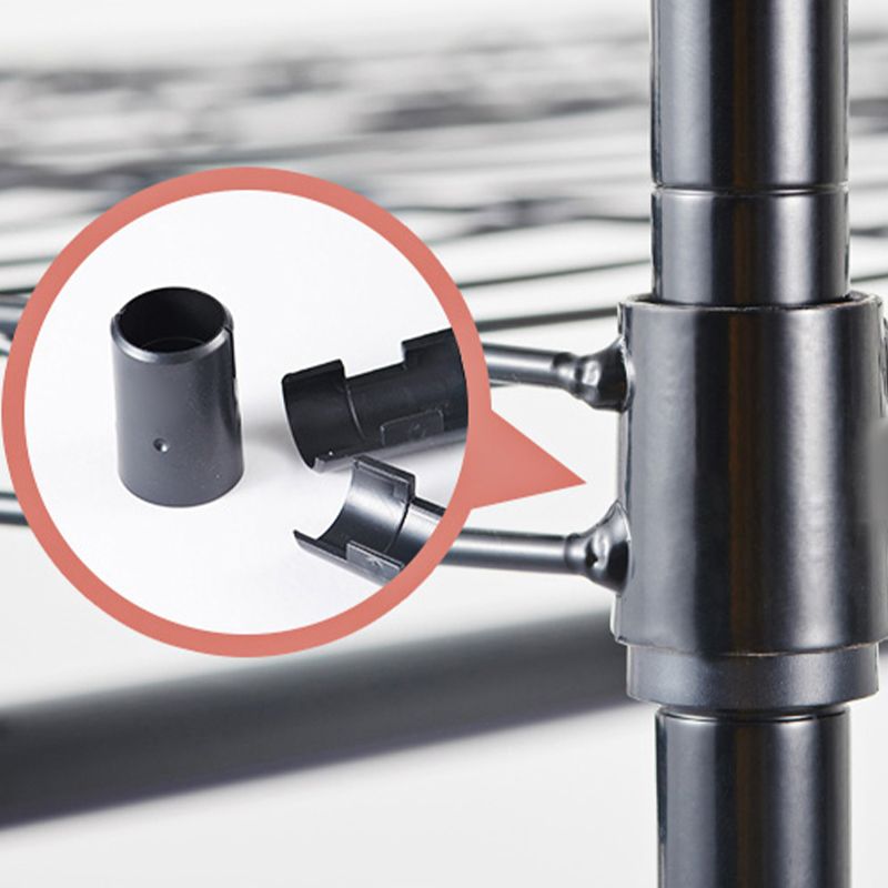 Modern Style Wardrobe Metal 2-Teir Adjustable Shelves Wardrobe Closet