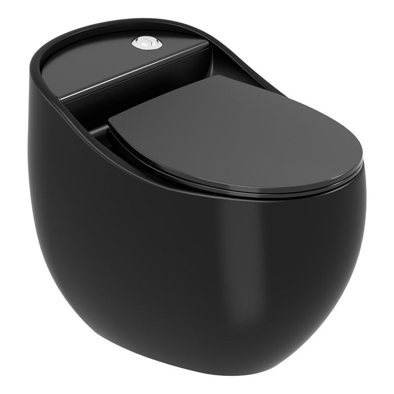 Contemporary Ceramic Flush Toilet One Piece Toilet Bowl for Bathroom
