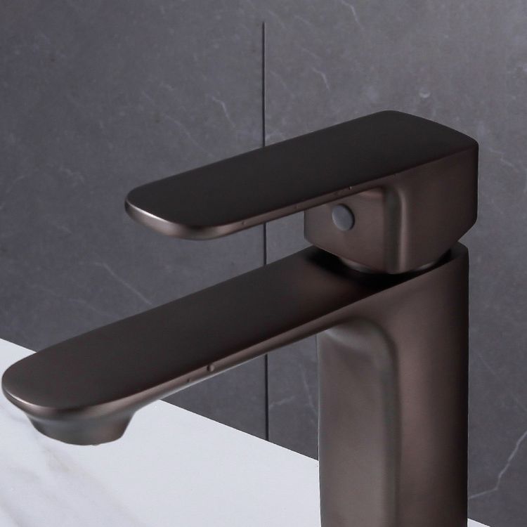 Modern Sink Faucet Pure Color Copper Vessel Sink Faucet for Bathroom