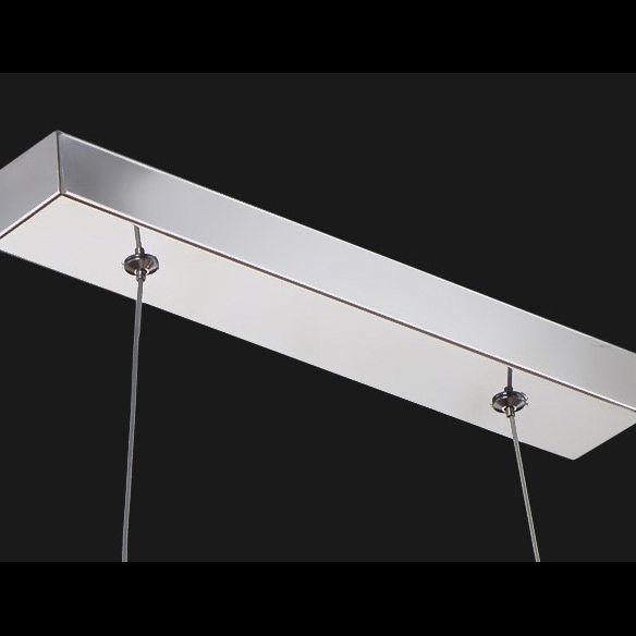 Moderno lussuoso lussuoso isola a pendente illuminazione ondata prismatica a soffitto di cristallo ottico per soggiorno