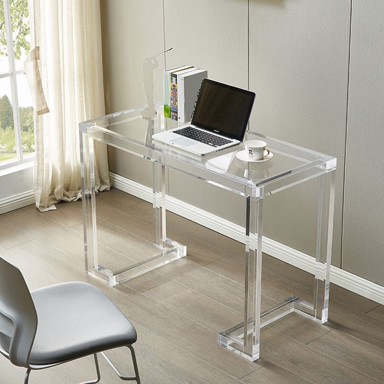 Acrylic Home Writing Desk Modern Style Rectangular Office Desk