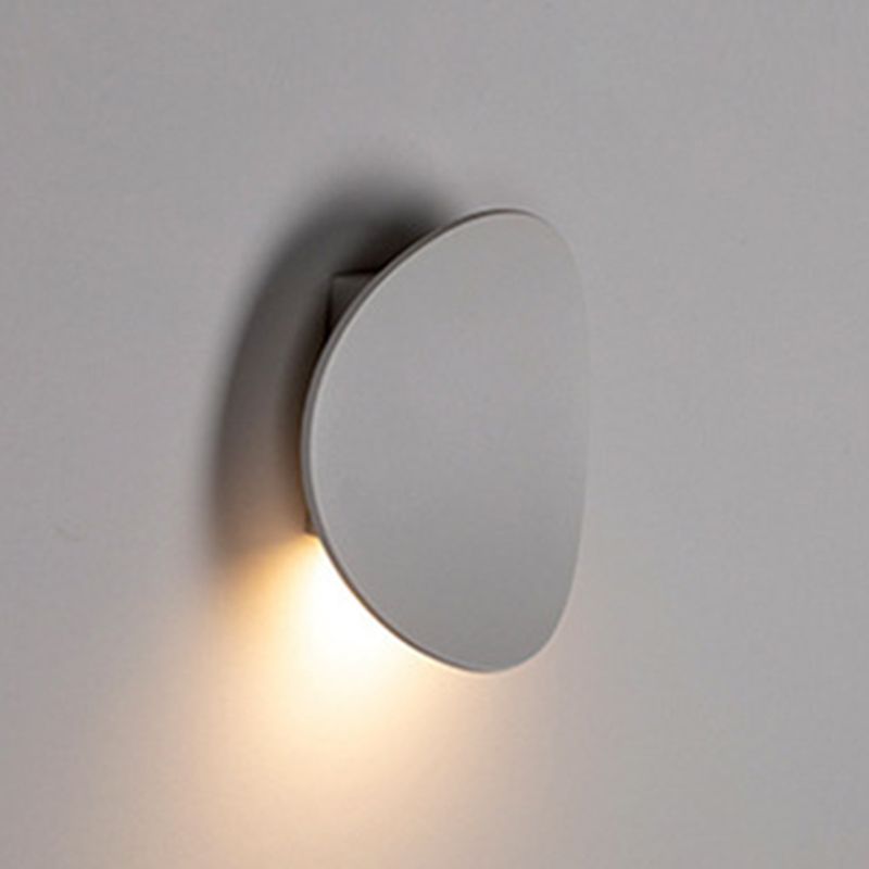 Iluminación de pared de forma única lámpara de aplanque de luz 1 de estilo moderno para sala de estar