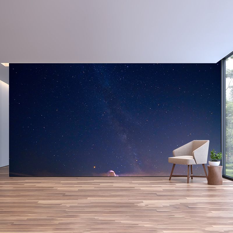 Distant Universe Moisture Resistant Wall Covering for Living Room, Made to Measure