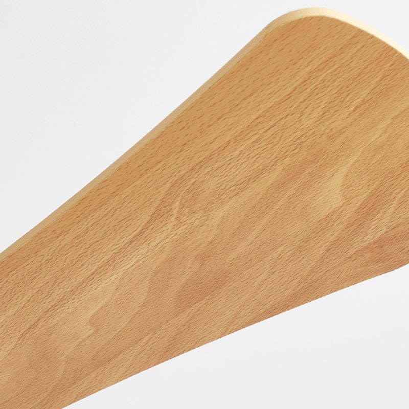 Éclairage de ventilateur de plafond de style moderne 1 Éclair de ventilateur de plafond léger avec bois pour chambre à coucher
