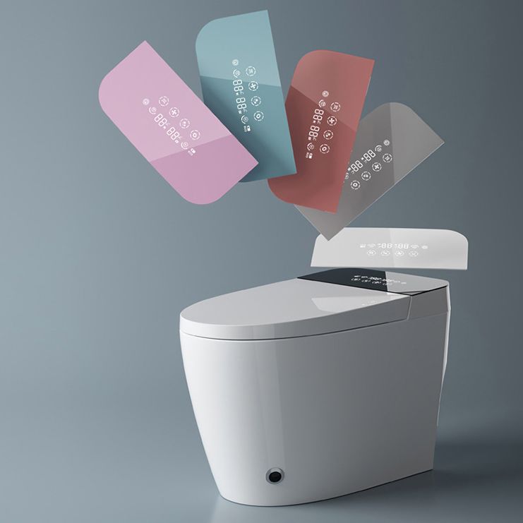 Contemporary One Piece Toilet Concealed Tank Toilet Bowl for Washroom