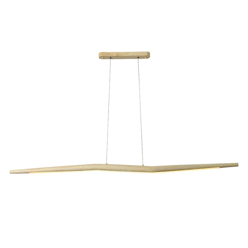 Twig Shaped Metal Ceiling Lamp Minimalistic LED Island Light Fixture for Restaurant