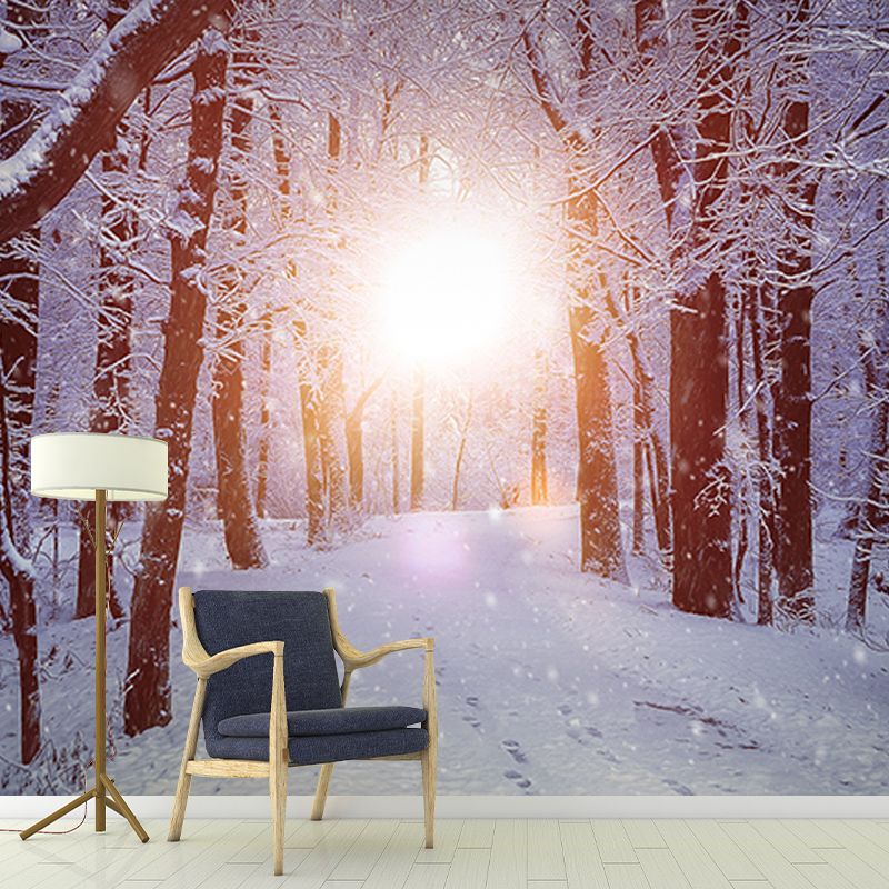 Washable Stain Resistant Mural Wallpaper Forest Indoor Wall Mural