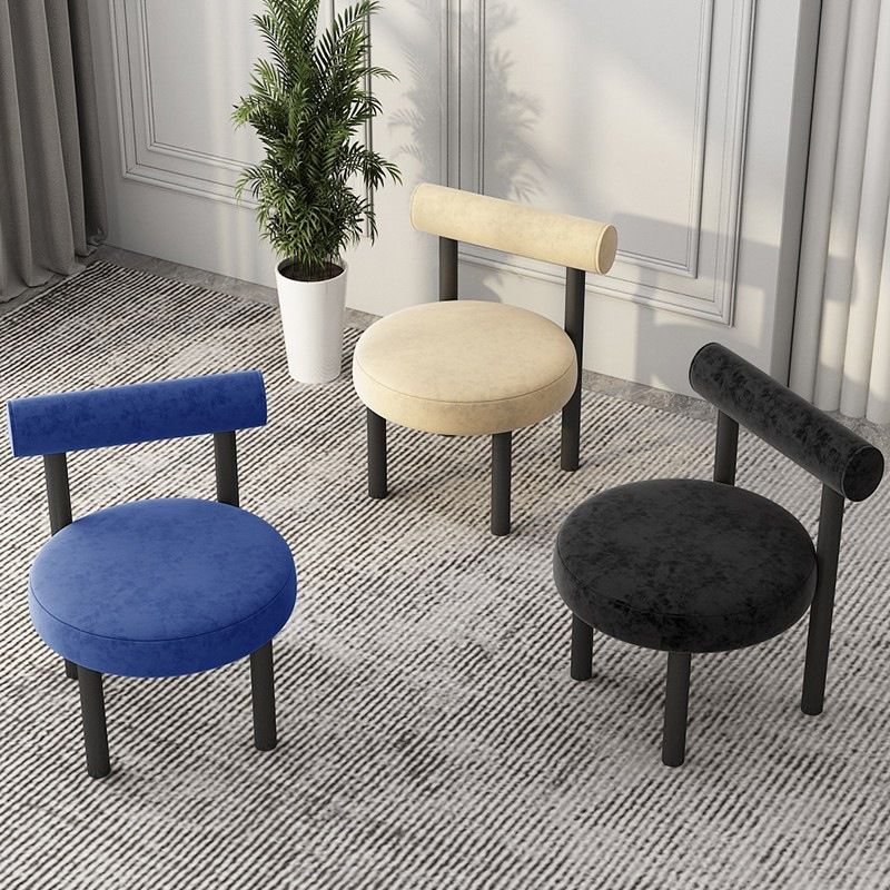 22.84" Wide Scandinavian Style Single Sofa Chair Fixed Back Accent Chair