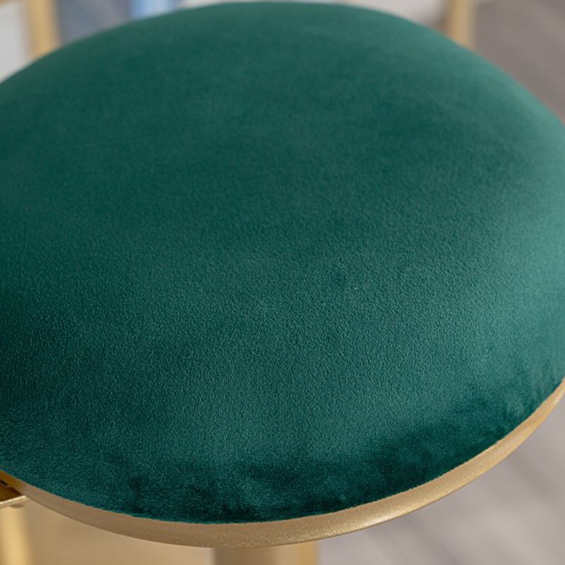 Glam Armless Counter Height Stools with Footrest for Restaurant