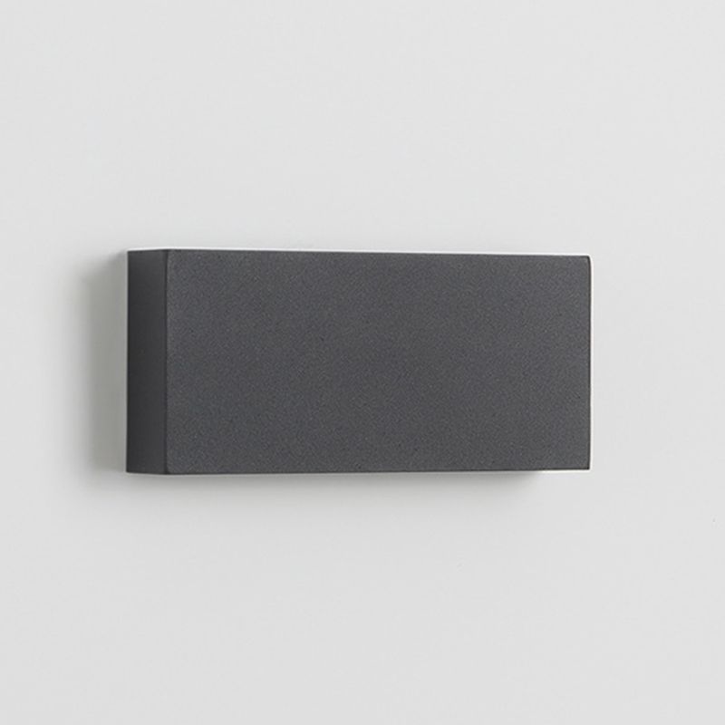 2-Light Rectangular Sconce Light Modern Metal Sconce Light Fixture