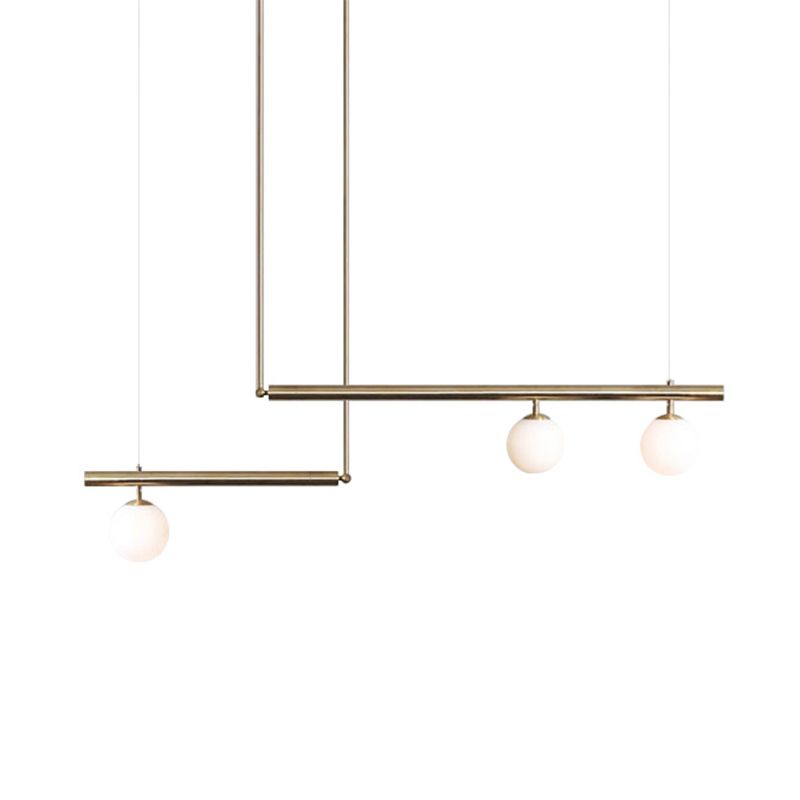 Modern Simplicity Pendant Lighting Globe Glass Island Lighting for Dining Room