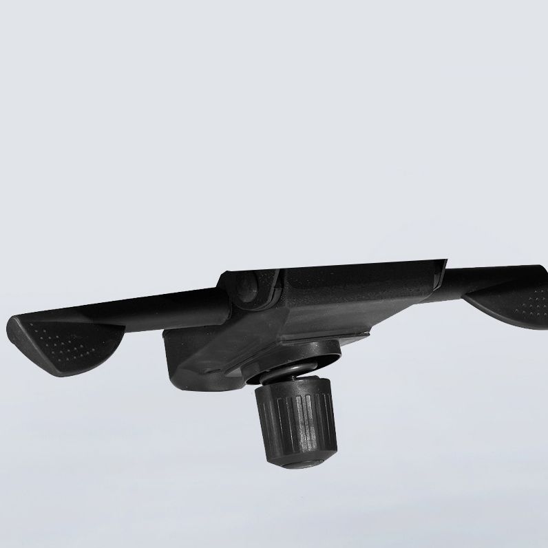 Ergonomic Faux Leather Task Chair with Padded Arms Contemporary Office Chair