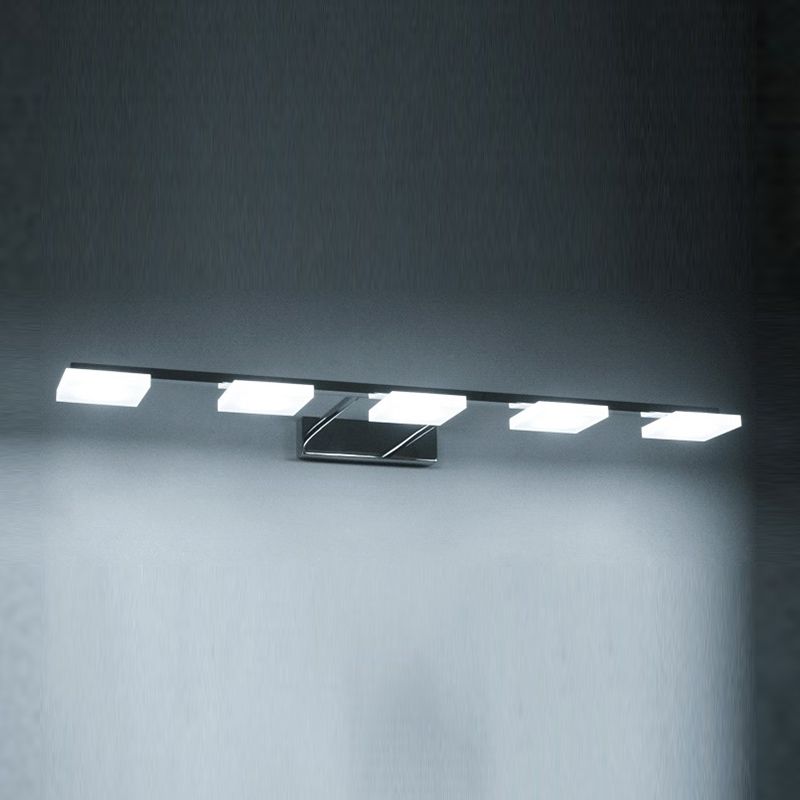 Squadre di metallo Apparecchio di illuminazione da parete semplice lampada con applique a parete a LED