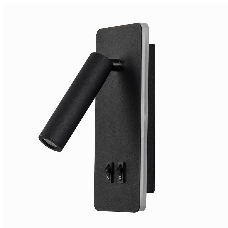 Aluminum Cylinderical Wall Lighting Fixtures Modern Minimalist Style 2 Lights Wall Light