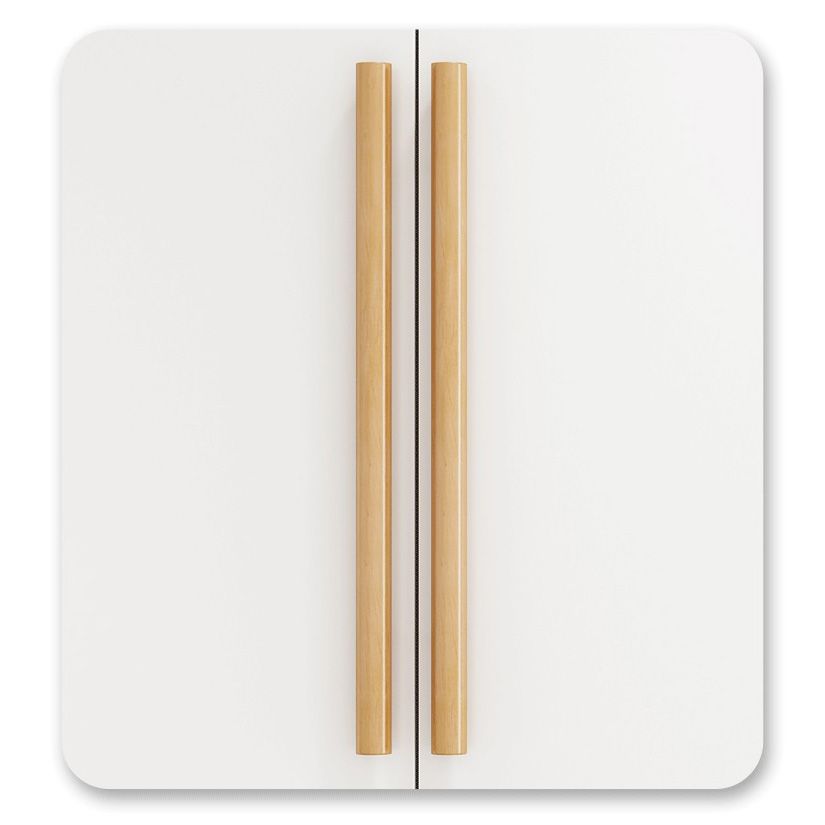 Manufactured Wood Storage Cabinet Modern Cabinet with Wood Legs