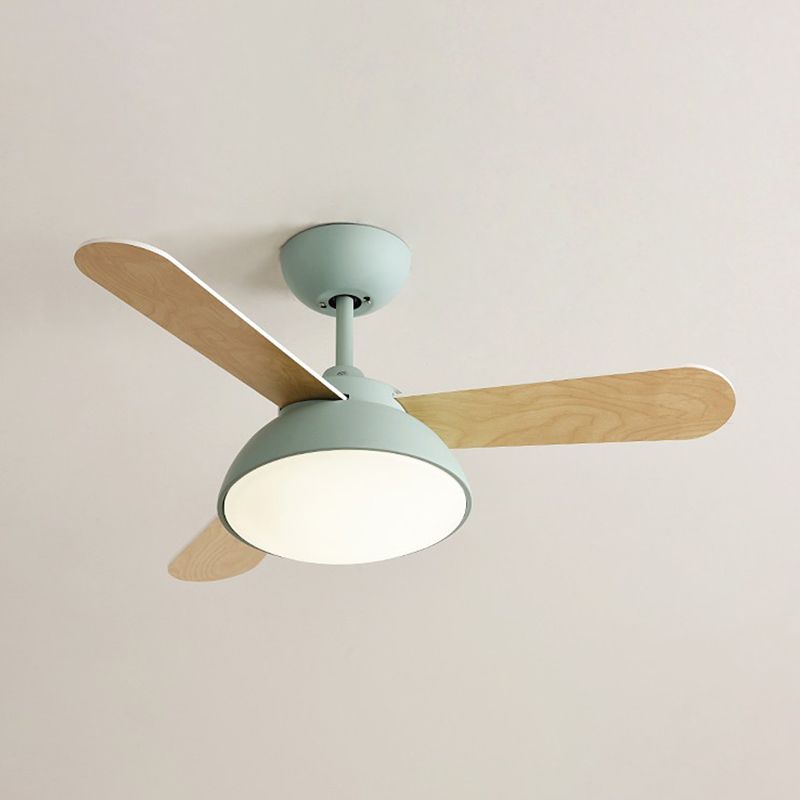 Modern Style Ceiling Fan Lighting Metal 1 Light Ceiling Fan Lighting for Children's Room