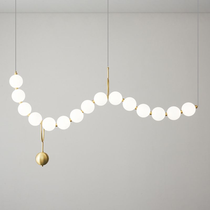 1 Light Unique Shape Hanging Ceiling Lights Modern Hanging Light Fixtures for Living Room
