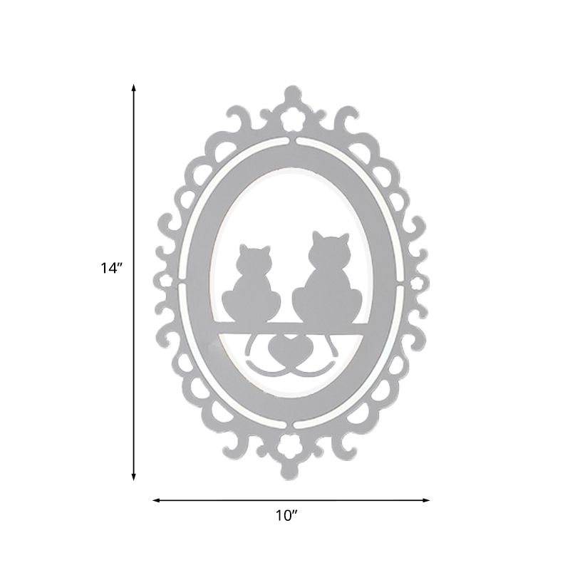 Éclairage mural de cuisine de chaton