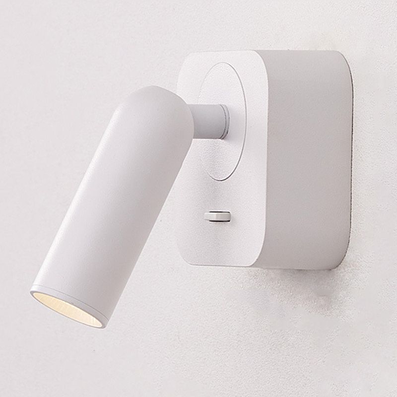 1 Light Geometric Wall Sconces Modern Style Metal Wall Mounted Reading Lights