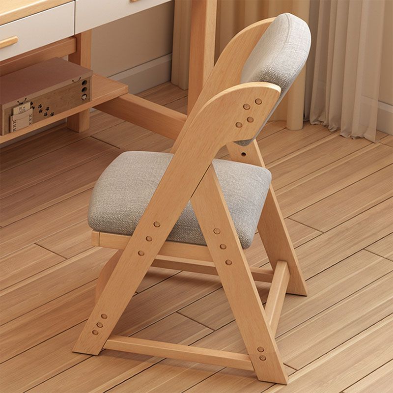 Contemporary Kitchen Chairs Dining Armless Side Chair with Wooden Legs