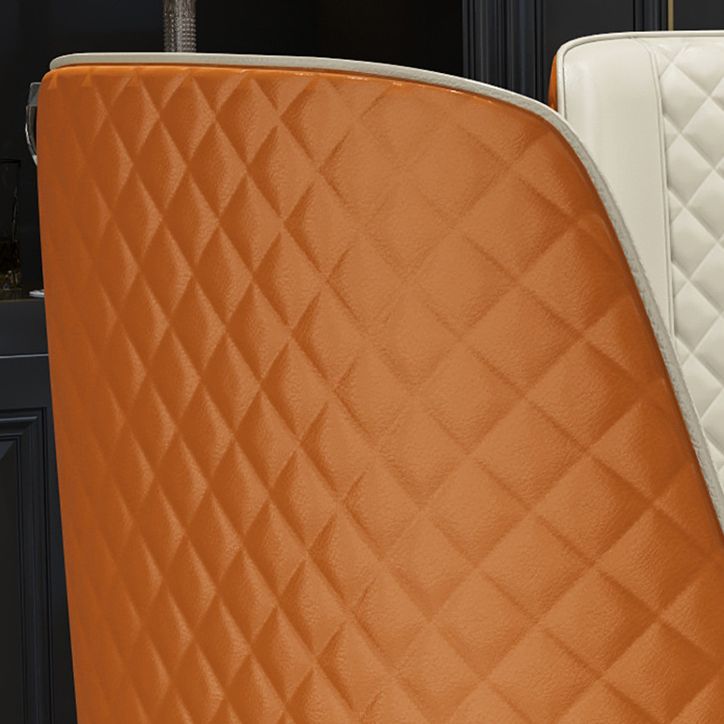 Silla de comedor de estilo moderno, silla auxiliar de madera sin brazos para cocina (juego de 2)