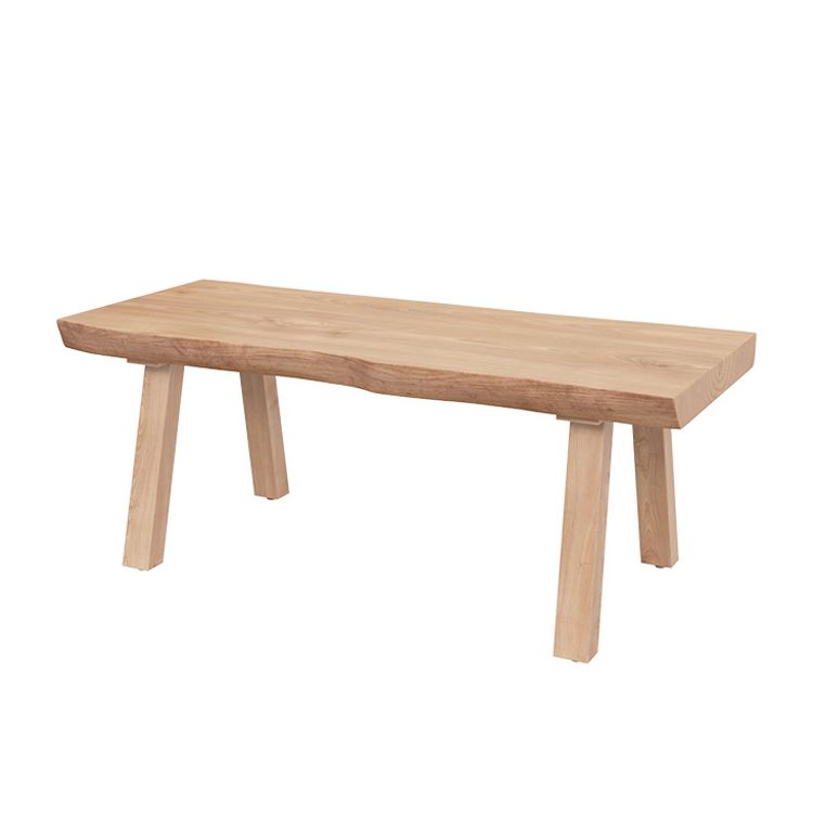 Pine Wood Dining Table Traditional Luxury Dining Table with 4 Legs