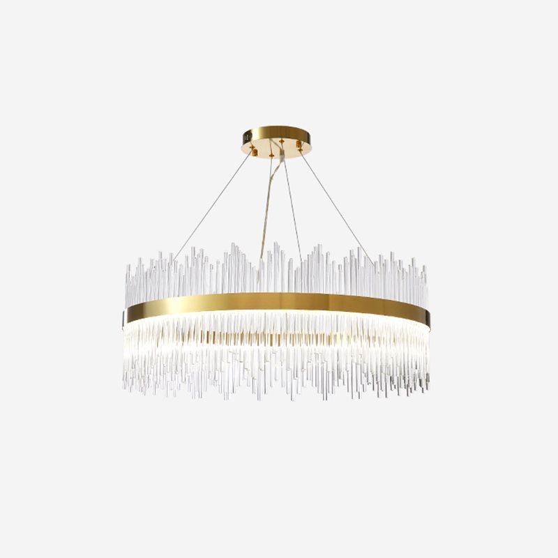 Luz de lujo moderno moderno simple led encogedor led lámpara luz para sala de estar dormitorio de comedor