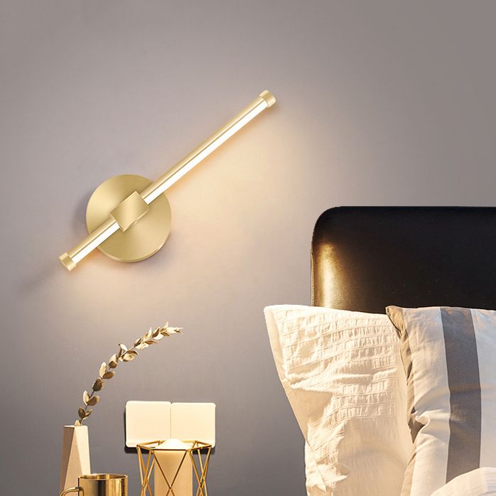 Modern Style Linear Wall Sconces Metal Multi Lights LED Light Fixture