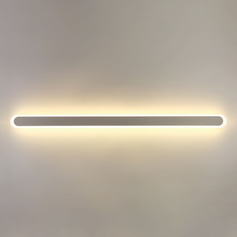 Lámparas lineales lineales de estilo moderno metal 1 lámpara de luz de pared ligera