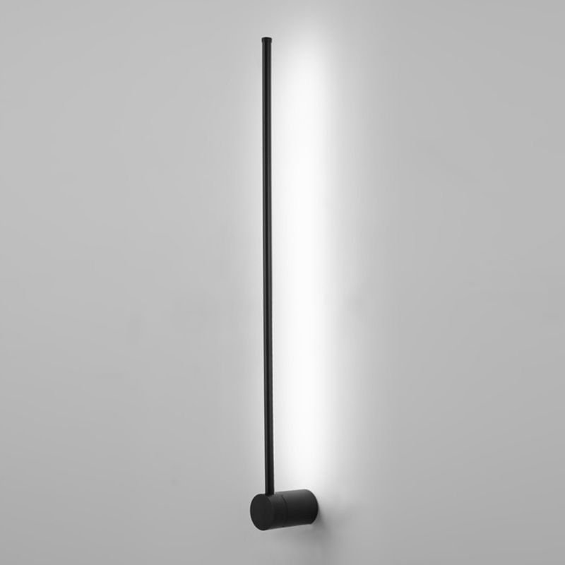 Iluminación de apliques de pared lineal de metal de estilo moderno de pared LED montada en pared