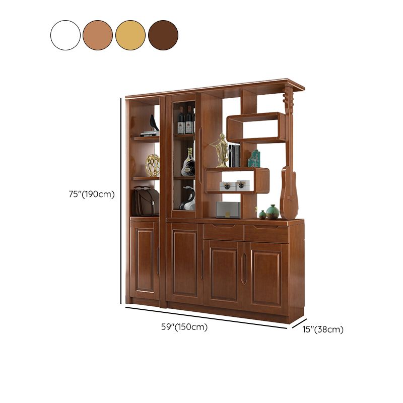 Contemporary 14.96" Wide Cabinet Wood Accent Cabinet with Drawers