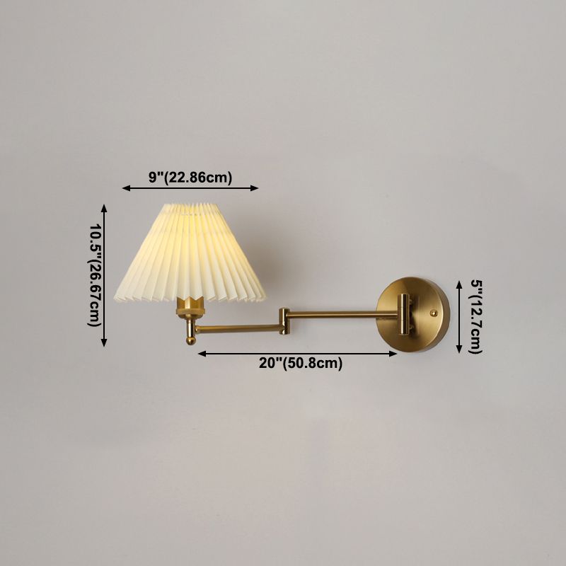 Contemporary Double ARM SONCE LUCES METAL 1 LIGHT MUR MOURNIÈRE LETURE
