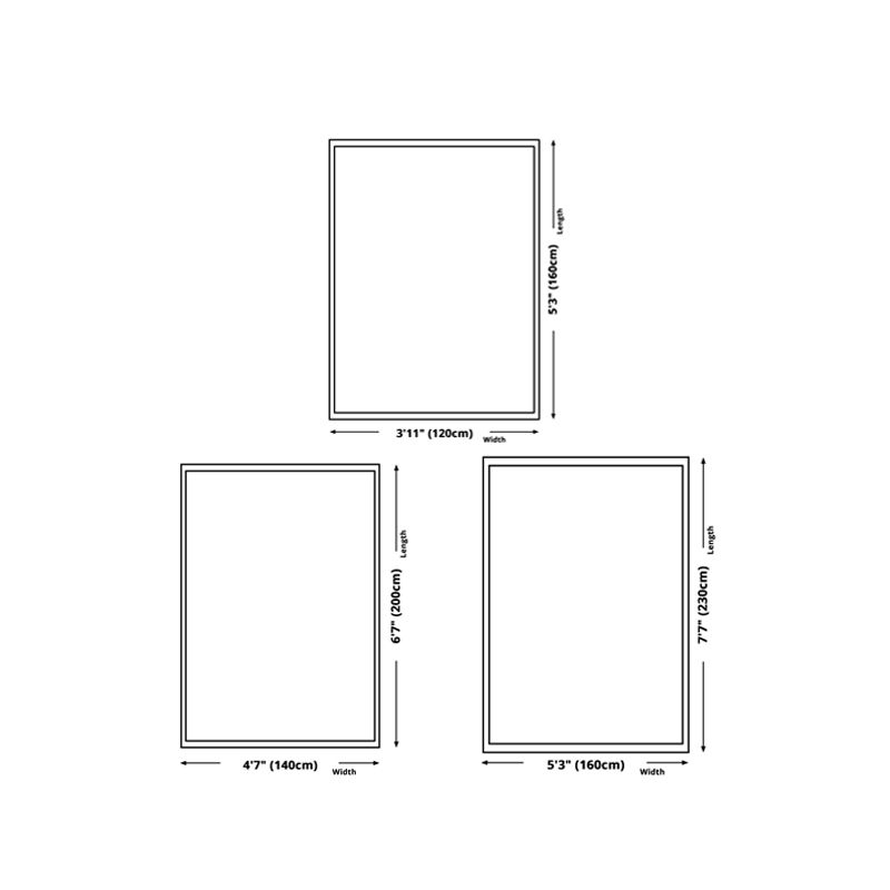 Tappeto in poliestere di tappeto in poliestere arancione arancione per arredamento per la casa