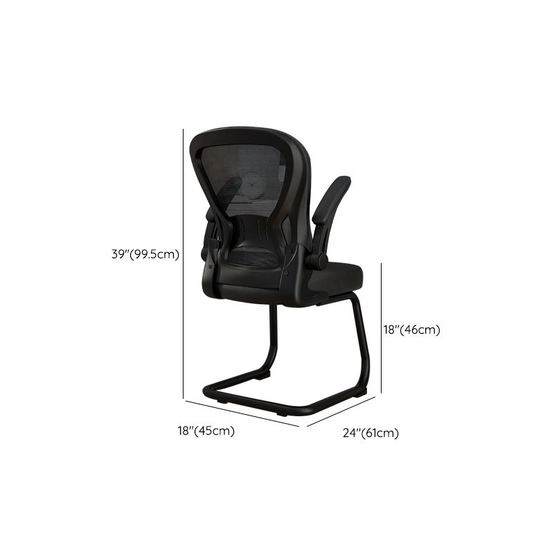 Contemporary Padded Arms Office Chair Ergonomic Desk Chair for Office
