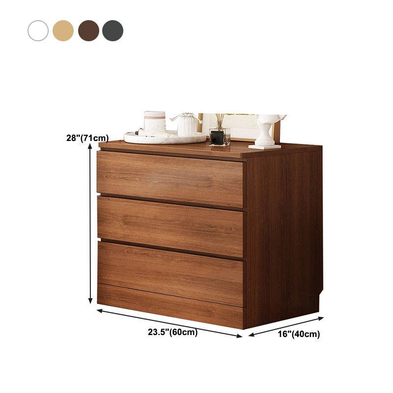 Modern Bedroom Storage Chest Wooden Chest Dresser with 3 / 4 / 5 / 6 Drawers