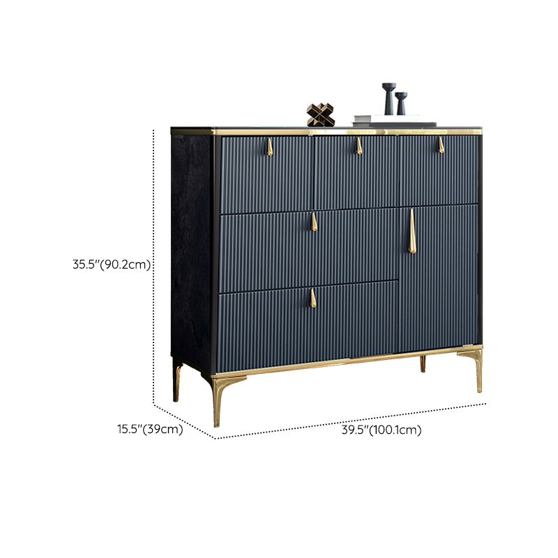 15.21-inch W Classic Glam Storage Chest Manufactured Wood Dresser