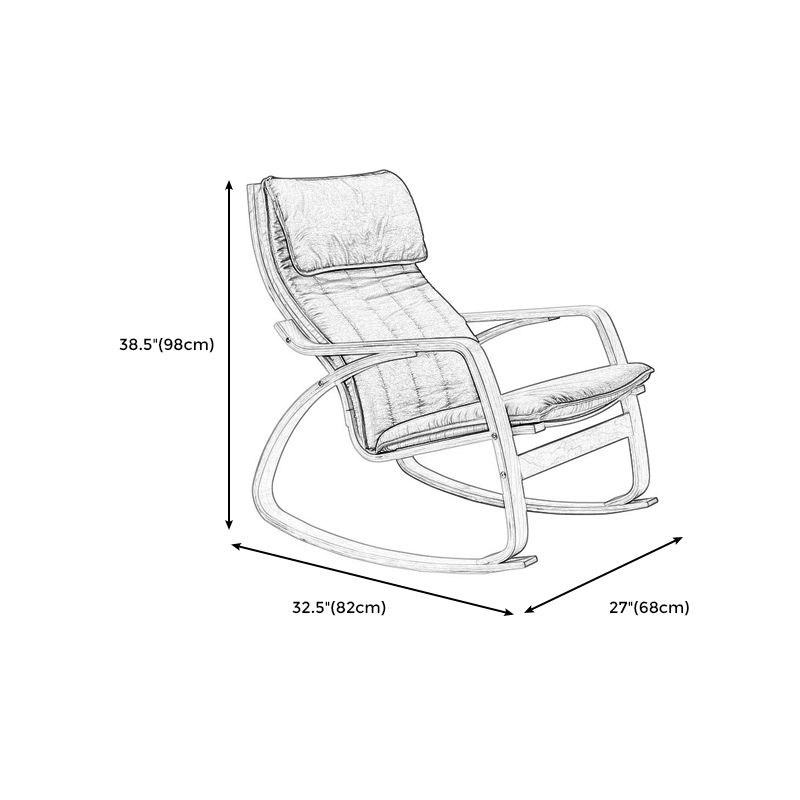 Linen Lounge Chair 26.77" L x 32.28" W x 38.58" H Accent Chair for Living Room
